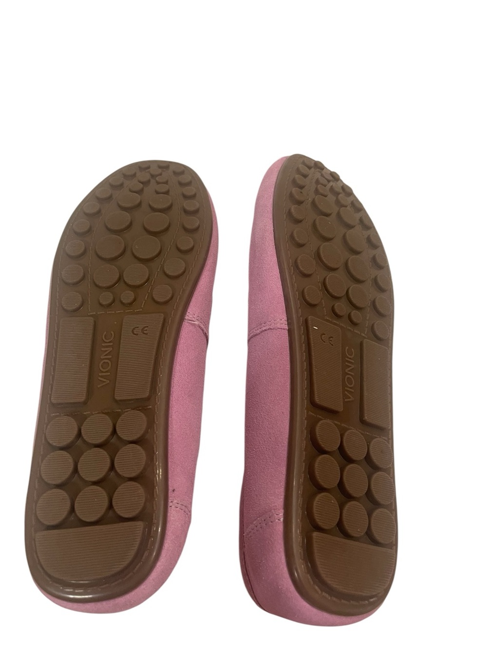 Women's VIONIC Montera Suede Leather Moccasin Flats Orchid Purple - Picture 7 of 7